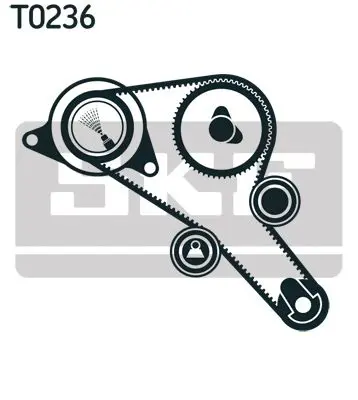 Handler.Part Timing belt set SKF VKMA07404 2