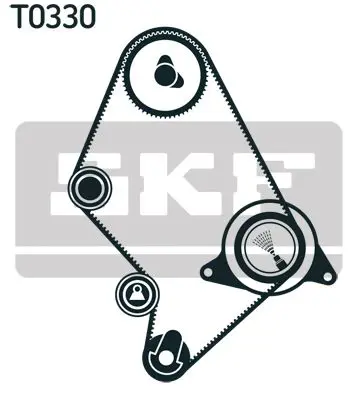 Handler.Part Timing belt set SKF VKMA91124 2