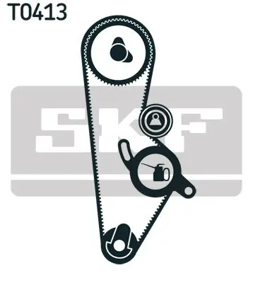 Handler.Part Timing belt set SKF VKMA93200 2