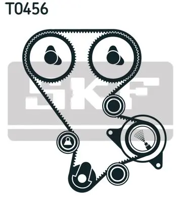 Handler.Part Timing belt set SKF VKMA94508 2