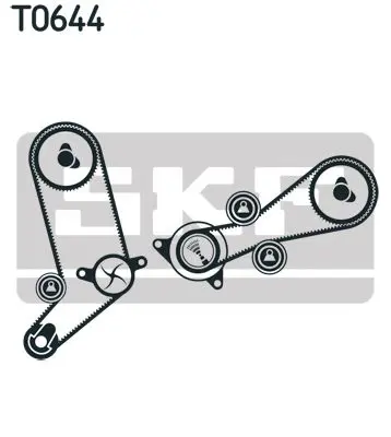 Handler.Part Timing belt set SKF VKMA01270 2