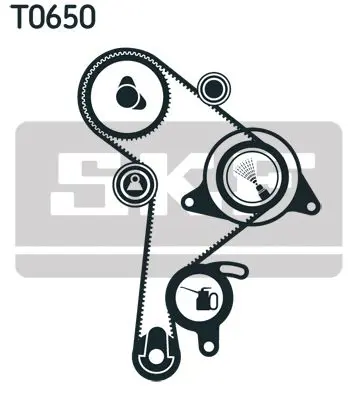 Handler.Part Timing belt set SKF VKMA01256 2