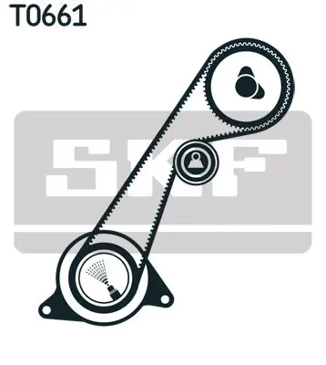 Handler.Part Timing belt set SKF VKMA94614 2