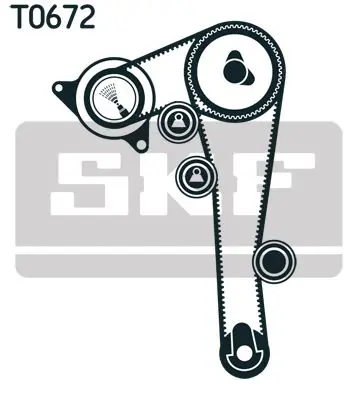 Handler.Part Timing belt set SKF VKMA92516 2