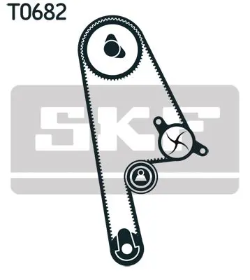 Handler.Part Timing belt set SKF VKMA93001 2