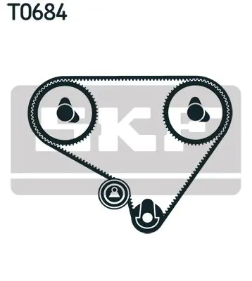 Handler.Part Timing belt set SKF VKMA92006 2