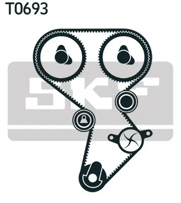 Handler.Part Timing belt set SKF VKMA959241 2