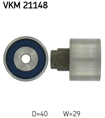 Handler.Part Deflection/guide pulley, timing belt SKF VKM21148 1