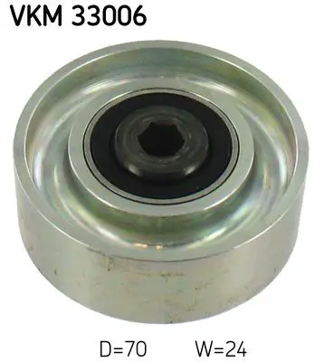 Handler.Part Deflection/guide pulley, v-ribbed belt SKF VKM33006 1