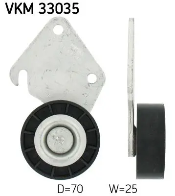 Handler.Part Deflection/guide pulley, v-ribbed belt SKF VKM33035 1