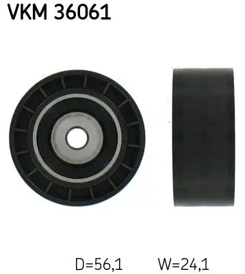 Handler.Part Deflection/guide pulley, v-ribbed belt SKF VKM36061 1