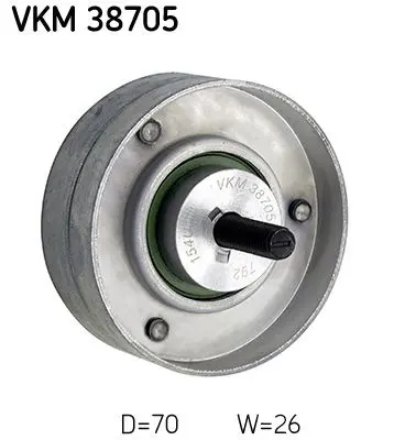 Handler.Part Deflection/guide pulley, v-ribbed belt SKF VKM38705 1