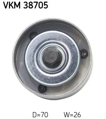 Handler.Part Deflection/guide pulley, v-ribbed belt SKF VKM38705 2