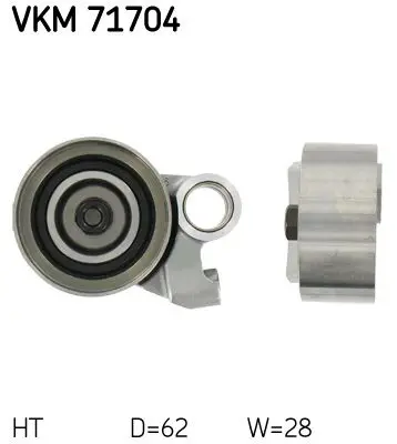 Handler.Part Tensioner pulley, timing belt SKF VKM71704 1