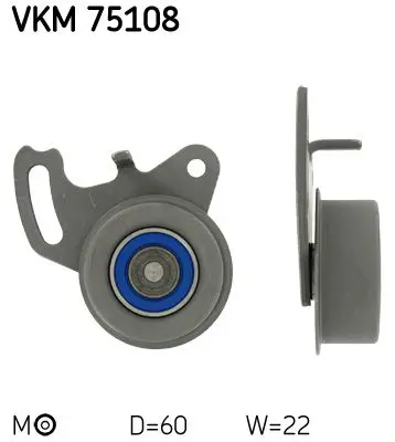 Handler.Part Tensioner pulley, timing belt SKF VKM75108 1