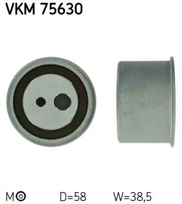 Handler.Part Tensioner pulley, timing belt SKF VKM75630 1