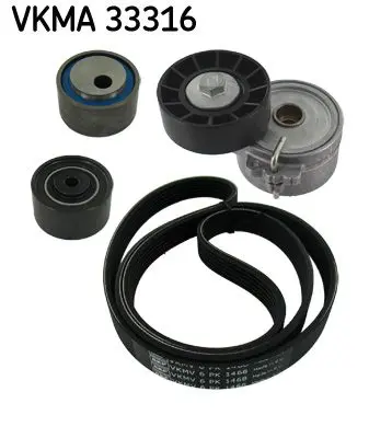 Handler.Part V-ribbed belt set SKF VKMA33316 1