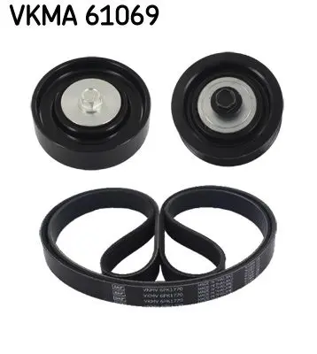 Handler.Part V-ribbed belt set SKF VKMA61069 1