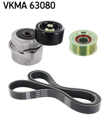 Handler.Part V-ribbed belt set SKF VKMA63080 1