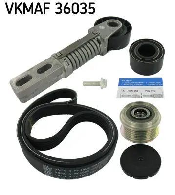 Handler.Part V-ribbed belt set SKF VKMAF36035 1