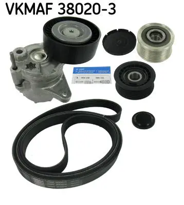 Handler.Part V-ribbed belt set SKF VKMAF380203 1