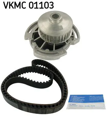 Handler.Part Water pump & timing belt set SKF VKMC01103 1