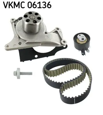 Handler.Part Water pump & timing belt set SKF VKMC06136 1