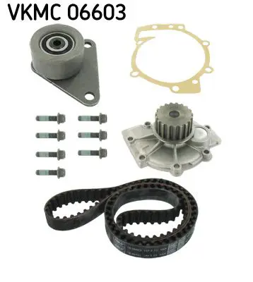 Handler.Part Water pump & timing belt set SKF VKMC06603 1