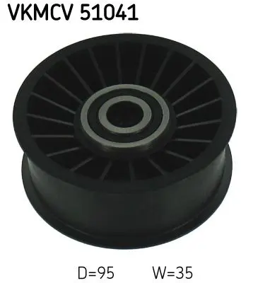 Handler.Part Deflection/guide pulley, v-ribbed belt SKF VKMCV51041 1