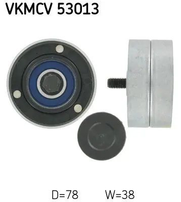 Handler.Part Deflection/guide pulley, v-ribbed belt SKF VKMCV53013 1