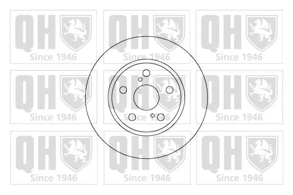 Handler.Part Brake disc QUINTON HAZELL BDC3782 1