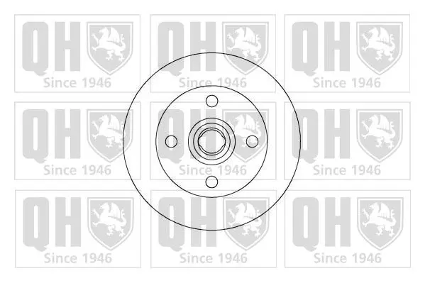 Handler.Part Brake disc QUINTON HAZELL BDC3882 1