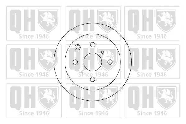 Handler.Part Brake disc QUINTON HAZELL BDC3904 1