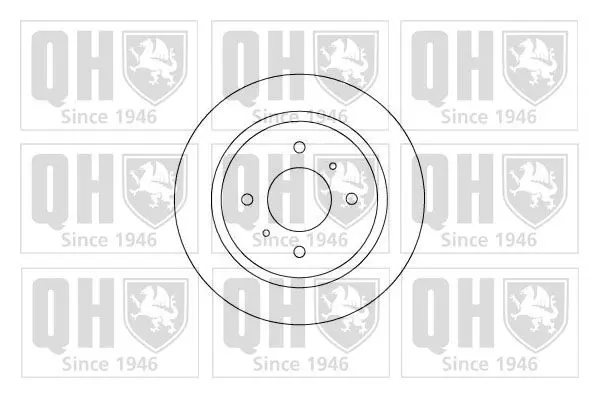 Handler.Part Brake disc QUINTON HAZELL BDC4131 1