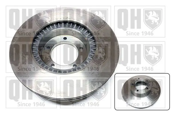 Handler.Part Brake disc QUINTON HAZELL BDC4304 1