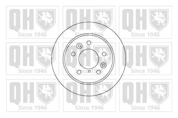 Handler.Part Brake disc QUINTON HAZELL BDC4388 1