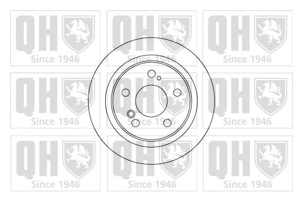 Handler.Part Brake disc QUINTON HAZELL BDC4538 1