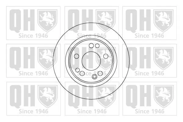 Handler.Part Brake disc QUINTON HAZELL BDC4542 1