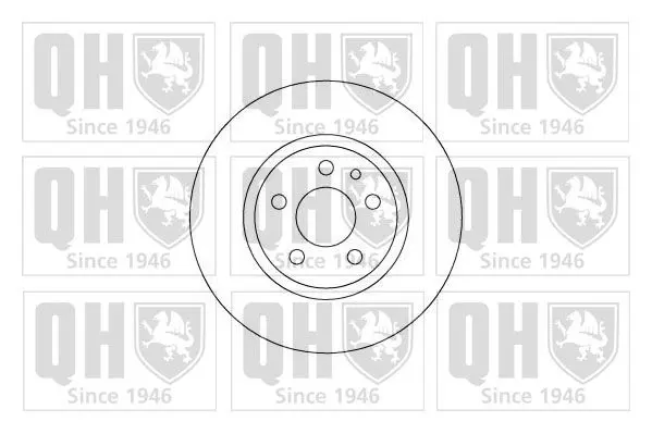 Handler.Part Brake disc QUINTON HAZELL BDC4801 1