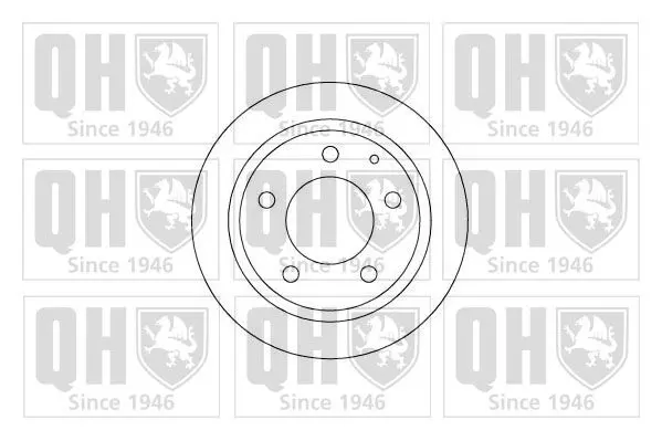 Handler.Part Brake disc QUINTON HAZELL BDC4874 1