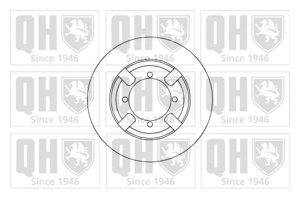 Handler.Part Brake disc QUINTON HAZELL BDC4878 1