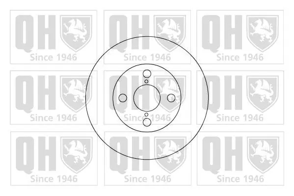 Handler.Part Brake disc QUINTON HAZELL BDC4917 1