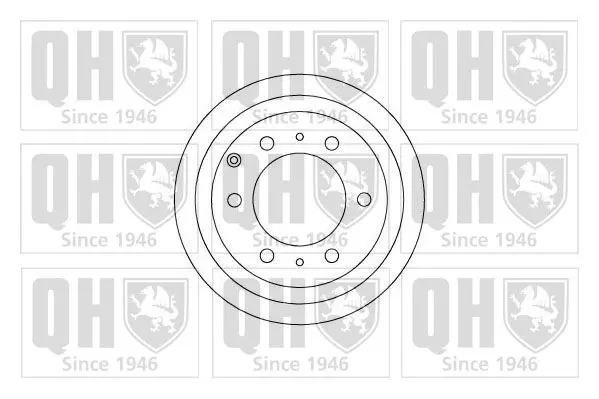 Handler.Part Brake disc QUINTON HAZELL BDC4943 1