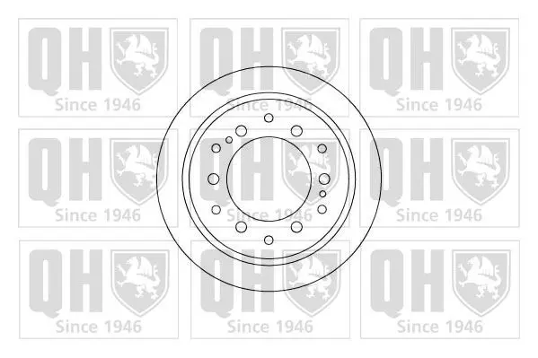 Handler.Part Brake disc QUINTON HAZELL BDC4948 1