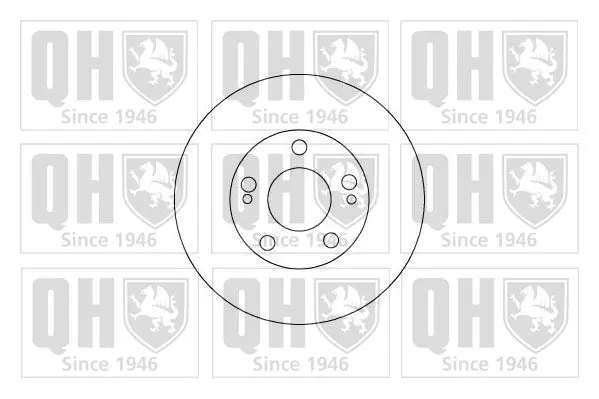 Handler.Part Brake disc QUINTON HAZELL BDC4981 1