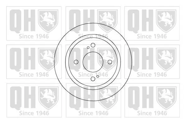 Handler.Part Brake disc QUINTON HAZELL BDC5072 1