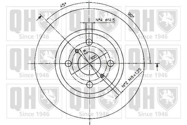 Handler.Part Brake disc QUINTON HAZELL BDC5084 1