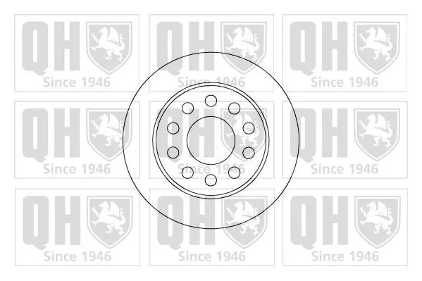 Handler.Part Brake disc QUINTON HAZELL BDC5096 1