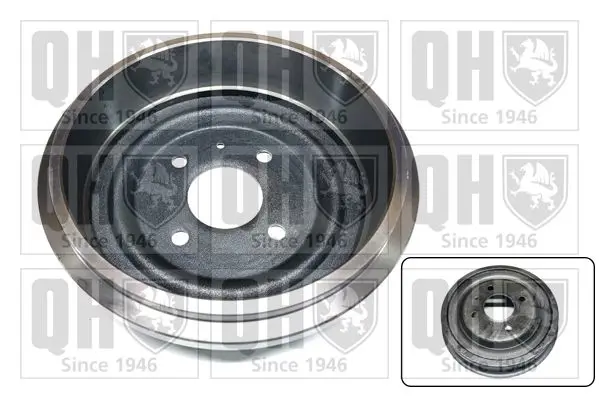 Handler.Part Brake drum QUINTON HAZELL BDR120 1