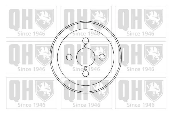 Handler.Part Brake drum QUINTON HAZELL BDR171 1